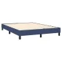 Cama box spring con colchón tela azul 140x190 cm de , Camas y somieres - Ref: Foro24-3130031, Precio: 448,80 €, Descuento: %