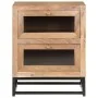 Nachttisch aus massivem Akazienholz, 40 x 30 x 50 cm von vidaXL, Nachttische - Ref: Foro24-323507, Preis: 106,04 €, Rabatt: %
