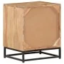 Mesita de noche de madera maciza de acacia 40x30x50 cm de vidaXL, Mesitas de noche - Ref: Foro24-323507, Precio: 106,04 €, De...