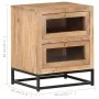 Nachttisch aus massivem Akazienholz, 40 x 30 x 50 cm von vidaXL, Nachttische - Ref: Foro24-323507, Preis: 106,04 €, Rabatt: %