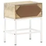 Mesita de noche de madera maciza de mango 40x30x50 cm de vidaXL, Mesitas de noche - Ref: Foro24-320920, Precio: 65,80 €, Desc...