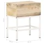 Mesita de noche de madera maciza de mango 40x30x50 cm de vidaXL, Mesitas de noche - Ref: Foro24-320920, Precio: 65,80 €, Desc...
