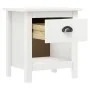 Bedside tables 2 pcs Hill solid pine wood 46x35x49.5 cm by vidaXL, Nightstands - Ref: Foro24-288968, Price: 83,74 €, Discount: %