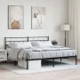 Bettgestell mit schwarzem Metallkopfteil 180x200 cm von , Betten und Lattenroste - Ref: Foro24-355663, Preis: 119,09 €, Rabat...