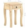 Mesita de noche de madera maciza de mango 28x28x46 cm de vidaXL, Mesitas de noche - Ref: Foro24-321708, Precio: 88,77 €, Desc...