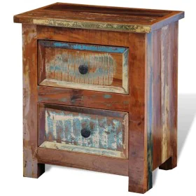 Nightstand with 2 drawers solid recycled wood by vidaXL, Nightstands - Ref: Foro24-241643, Price: 168,61 €, Discount: %