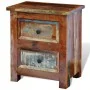 Nightstand with 2 drawers solid recycled wood by vidaXL, Nightstands - Ref: Foro24-241643, Price: 168,61 €, Discount: %