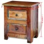 Nightstand with 2 drawers solid recycled wood by vidaXL, Nightstands - Ref: Foro24-241643, Price: 168,61 €, Discount: %