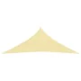 HDPE triangular sail awning 5x5x5 mm beige by vidaXL, Umbrellas - Ref: Foro24-42286, Price: 31,69 €, Discount: %
