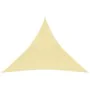 HDPE triangular sail awning 5x5x5 mm beige by vidaXL, Umbrellas - Ref: Foro24-42286, Price: 31,69 €, Discount: %