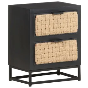 Solid mango wood bedside table 40x30x50 cm by vidaXL, Nightstands - Ref: Foro24-323494, Price: 102,31 €, Discount: %