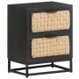 Nachttisch aus massivem Mangoholz, 40 x 30 x 50 cm von vidaXL, Nachttische - Ref: Foro24-323494, Preis: 102,31 €, Rabatt: %