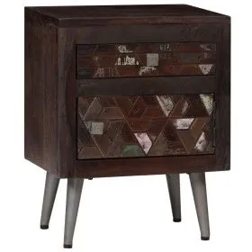Nachttisch aus recyceltem Massivholz, 40 x 30 x 50 cm von vidaXL, Nachttische - Ref: Foro24-245916, Preis: 115,89 €, Rabatt: %
