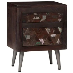 Recycled solid wood bedside table 40x30x50 cm by vidaXL, Nightstands - Ref: Foro24-245916, Price: 115,89 €, Discount: %