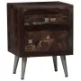 Mesita de noche de madera maciza reciclada 40x30x50 cm de vidaXL, Mesitas de noche - Ref: Foro24-245916, Precio: 115,89 €, De...