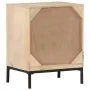 Solid mango wood and natural cane bedside table 40x30x50 cm by vidaXL, Nightstands - Ref: Foro24-323509, Price: 76,25 €, Disc...
