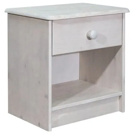 Nachttisch aus massivem Kiefernholz, 41 x 30 x 42 cm von vidaXL, Nachttische - Ref: Foro24-325533, Preis: 37,69 €, Rabatt: %