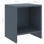 Nachttische 2 Stück hellgraues Kiefernholz 35x30x40 cm von vidaXL, Nachttische - Ref: Foro24-322243, Preis: 35,78 €, Rabatt: %