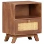 Nachttisch aus massivem Mangoholz, 40 x 30 x 50 cm von vidaXL, Nachttische - Ref: Foro24-323597, Preis: 85,06 €, Rabatt: %