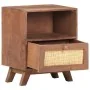 Nachttisch aus massivem Mangoholz, 40 x 30 x 50 cm von vidaXL, Nachttische - Ref: Foro24-323597, Preis: 85,06 €, Rabatt: %
