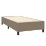 Box spring bed with taupe gray fabric mattress 80x200 cm by , Beds and slatted bases - Ref: Foro24-3136873, Price: 379,61 €, ...