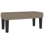 Box spring bed with taupe gray fabric mattress 80x200 cm by , Beds and slatted bases - Ref: Foro24-3136873, Price: 379,61 €, ...