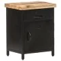 Solid rough mango wood bedside table 40x30x52 cm by vidaXL, Nightstands - Ref: Foro24-320664, Price: 100,67 €, Discount: %