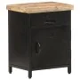 Solid rough mango wood bedside table 40x30x52 cm by vidaXL, Nightstands - Ref: Foro24-320664, Price: 100,67 €, Discount: %