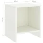 Nachttische 2 Stück Kiefernholz weiß 35x30x40 cm von vidaXL, Nachttische - Ref: Foro24-322240, Preis: 35,85 €, Rabatt: %