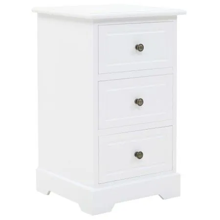 Mesita de noche MDF y madera de pino 35x32x59 cm de vidaXL, Mesitas de noche - Ref: Foro24-245756, Precio: 95,92 €, Descuento: %