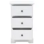 Mesita de noche MDF y madera de pino 35x32x59 cm de vidaXL, Mesitas de noche - Ref: Foro24-245756, Precio: 95,92 €, Descuento: %