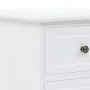 Mesita de noche MDF y madera de pino 35x32x59 cm de vidaXL, Mesitas de noche - Ref: Foro24-245756, Precio: 95,92 €, Descuento: %