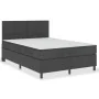 Box spring bed dark gray fabric 160x200 m by , Beds and slatted bases - Ref: Foro24-3054799, Price: 685,78 €, Discount: %