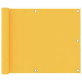 Balkonmarkise aus gelbem Oxford-Stoff 75x400 cm von vidaXL, Sonnenschirme - Ref: Foro24-135021, Preis: 23,69 €, Rabatt: %