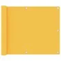 Balcony awning in yellow Oxford fabric, 75x400 cm. by vidaXL, Umbrellas - Ref: Foro24-135021, Price: 24,21 €, Discount: %