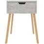 Bedside tables 2 units engineered wood gray concrete by vidaXL, Nightstands - Ref: Foro24-326804, Price: 88,35 €, Discount: %