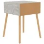 Bedside tables 2 units engineered wood gray concrete by vidaXL, Nightstands - Ref: Foro24-326804, Price: 88,35 €, Discount: %