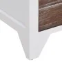 Nightstands with 2 drawers 2 units brown and white by vidaXL, Nightstands - Ref: Foro24-242042, Price: 67,70 €, Discount: %