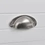 Weißer Nachttisch mit 1 Schublade von vidaXL, Nachttische - Ref: Foro24-242040, Preis: 52,25 €, Rabatt: %