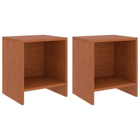 Bedside tables 2 pcs honey brown pine wood 35x30x40 cm by vidaXL, Nightstands - Ref: Foro24-322241, Price: 38,45 €, Discount: %