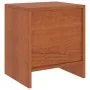Mesitas de noche 2 uds madera de pino marrón miel 35x30x40 cm de vidaXL, Mesitas de noche - Ref: Foro24-322241, Precio: 38,45...