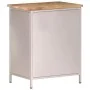 Mesita de noche de madera de mango rugosa 40x30x50 cm de vidaXL, Mesitas de noche - Ref: Foro24-323738, Precio: 74,96 €, Desc...