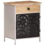 Mesita de noche de madera de mango rugosa 40x30x50 cm de vidaXL, Mesitas de noche - Ref: Foro24-323738, Precio: 74,96 €, Desc...