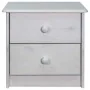 Solid pine wood bedside table 43x34x40 cm by vidaXL, Nightstands - Ref: Foro24-325535, Price: 41,88 €, Discount: %