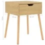 Sonoma oak engineered wood bedside table 40x40x56 cm by vidaXL, Nightstands - Ref: Foro24-326801, Price: 67,80 €, Discount: %
