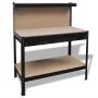 Workbench with tabletop and drawer by vidaXL, Work tables - Ref: Foro24-141769, Price: 141,65 €, Discount: %