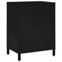 Mesita de noche negra acero y vidrio 40x30x54,5 cm de vidaXL, Mesitas de noche - Ref: Foro24-336052, Precio: 96,24 €, Descuen...
