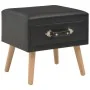 Mesitas de noche 2 unidades 40x35x40 cm cuero sintético negro de vidaXL, Mesitas de noche - Ref: Foro24-276381, Precio: 100,6...