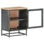 Massiver Nachttisch aus grauem Akazienholz, 40 x 30 x 50 cm von vidaXL, Nachttische - Ref: Foro24-323501, Preis: 84,64 €, Rab...