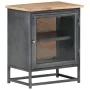 Massiver Nachttisch aus grauem Akazienholz, 40 x 30 x 50 cm von vidaXL, Nachttische - Ref: Foro24-323501, Preis: 84,64 €, Rab...